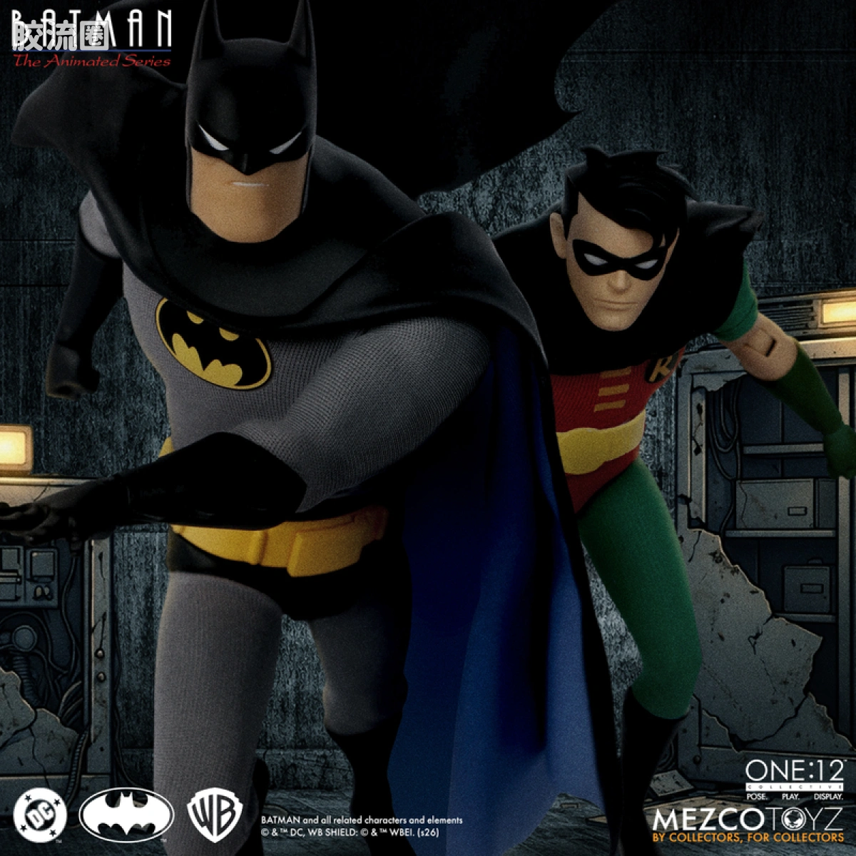 Mezco one-12系列 1/12 DC Comics集体系列 蝙蝠侠：动画系列 - 罗宾 - 图片