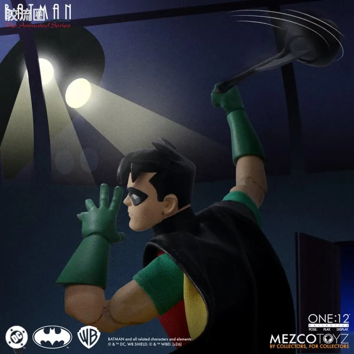 Mezco one-12系列 1/12 DC Comics集体系列 蝙蝠侠：动画系列 - 罗宾 - 图片