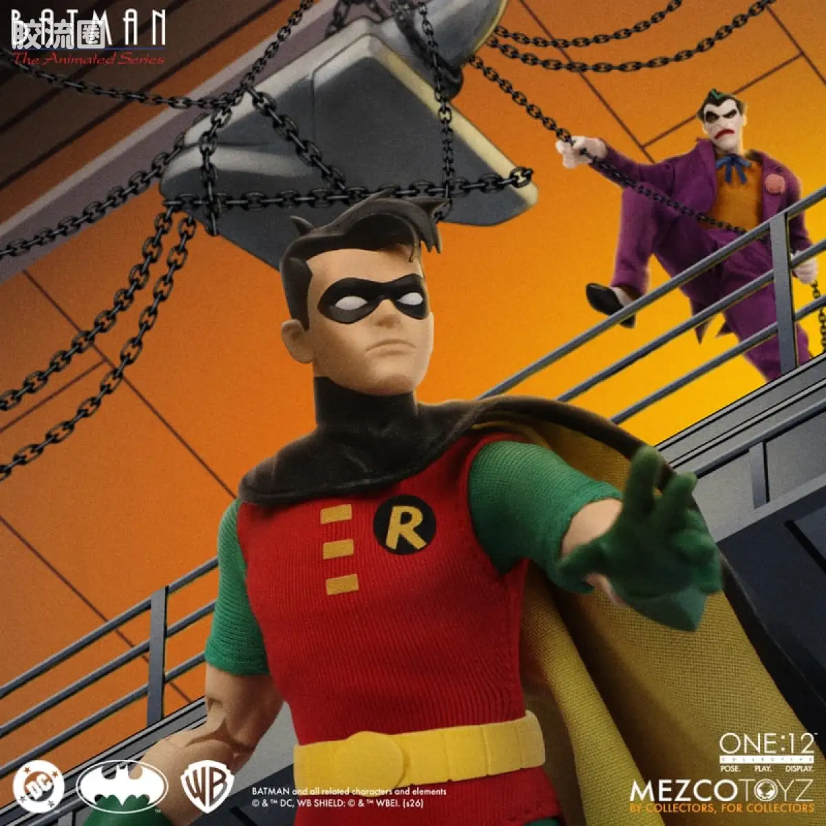 Mezco one-12系列 1/12 DC Comics集体系列 蝙蝠侠：动画系列 - 罗宾 - 图片