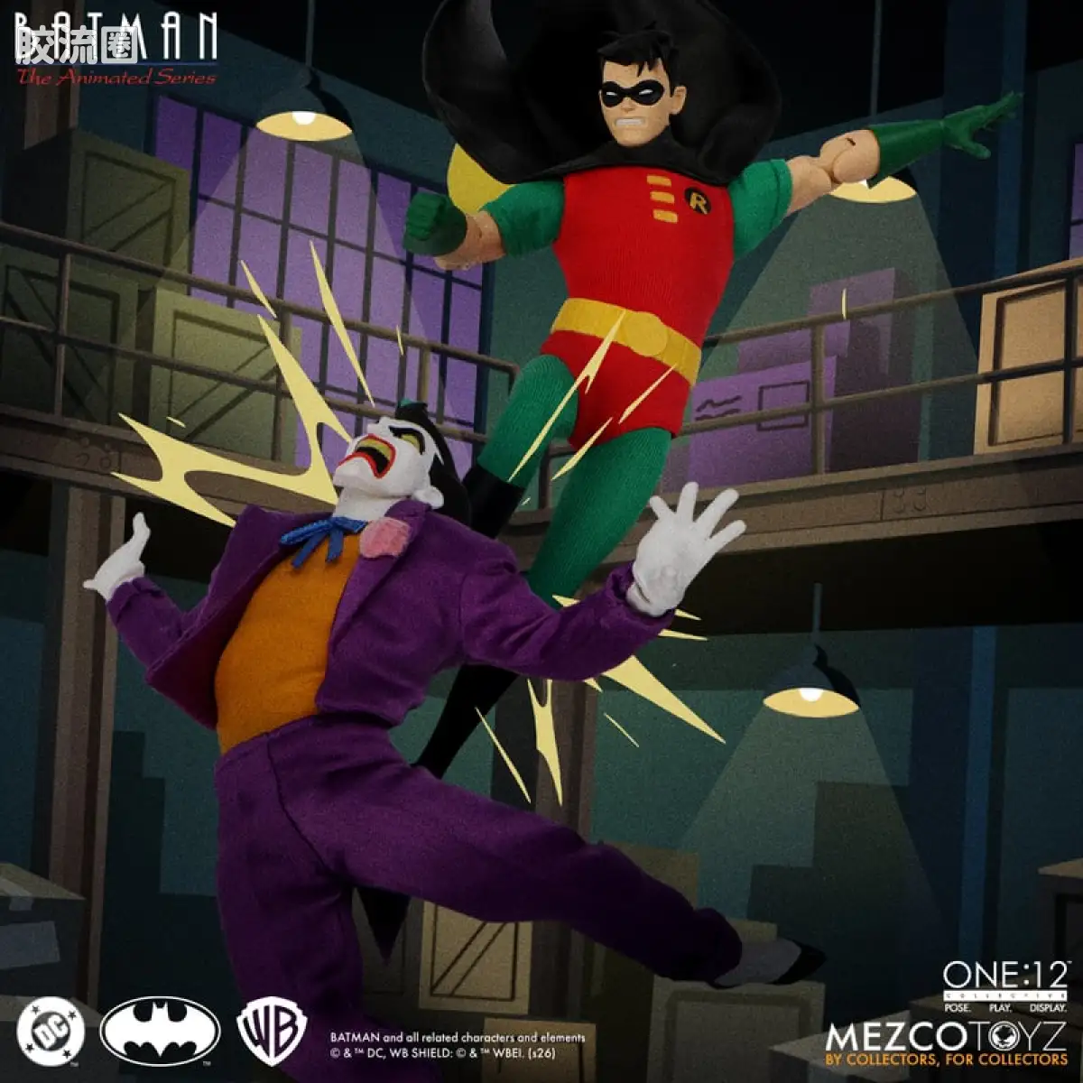 Mezco one-12系列 1/12 DC Comics集体系列 蝙蝠侠：动画系列 - 罗宾 - 图片