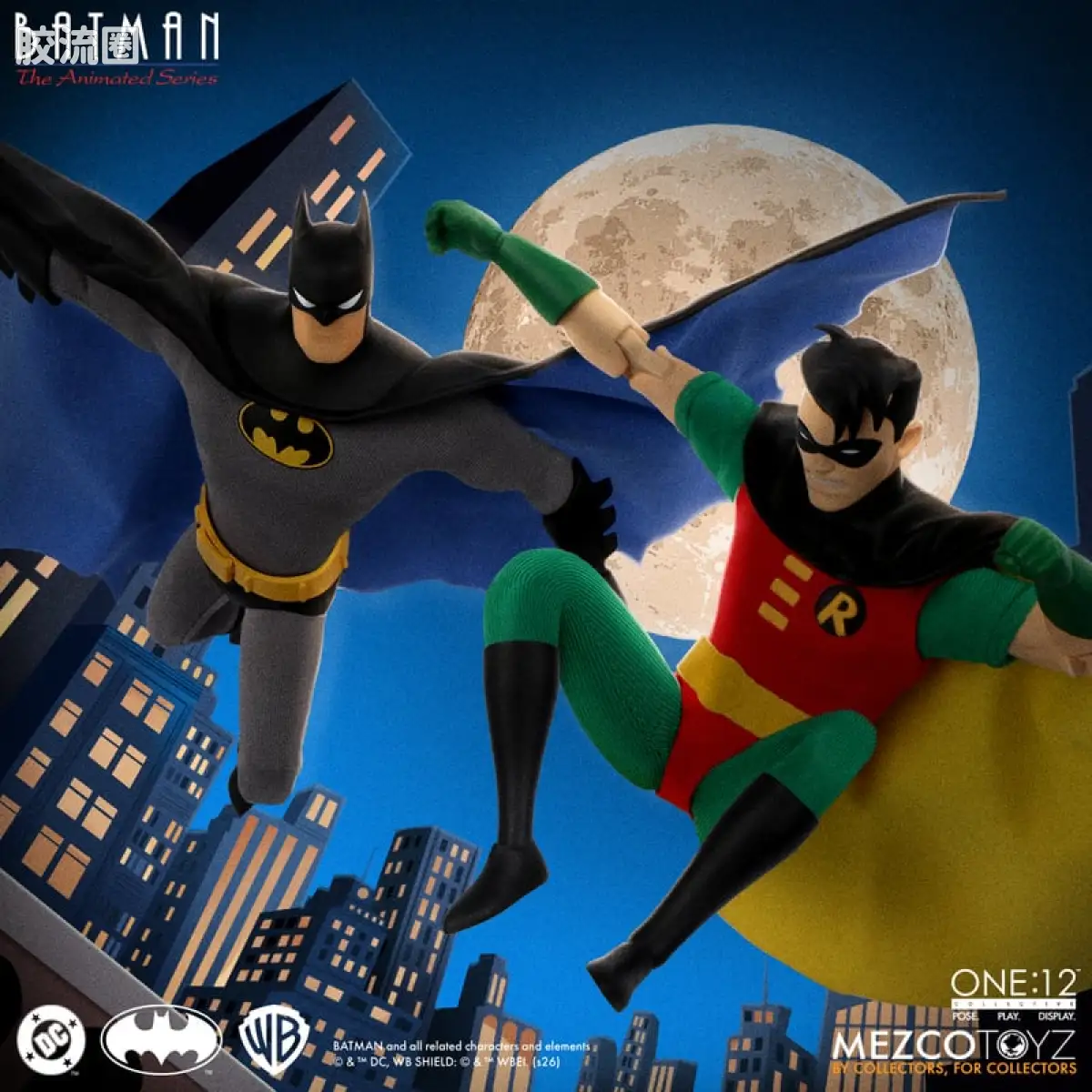 Mezco one-12系列 1/12 DC Comics集体系列 蝙蝠侠：动画系列 - 罗宾 - 图片