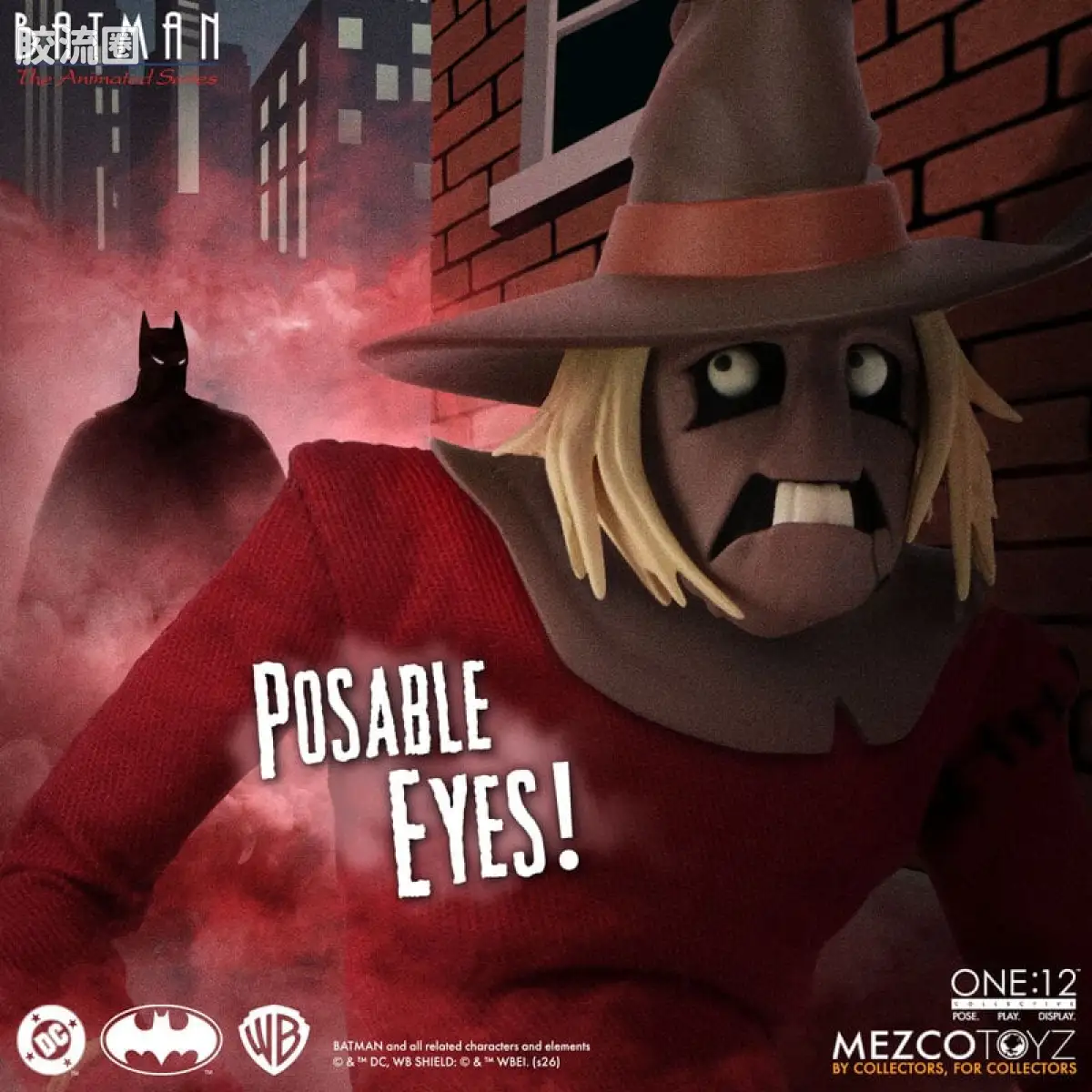 Mezco one-12系列 1/12 DC Comics集体系列 蝙蝠侠：动画系列 - 稻草人 - 图片