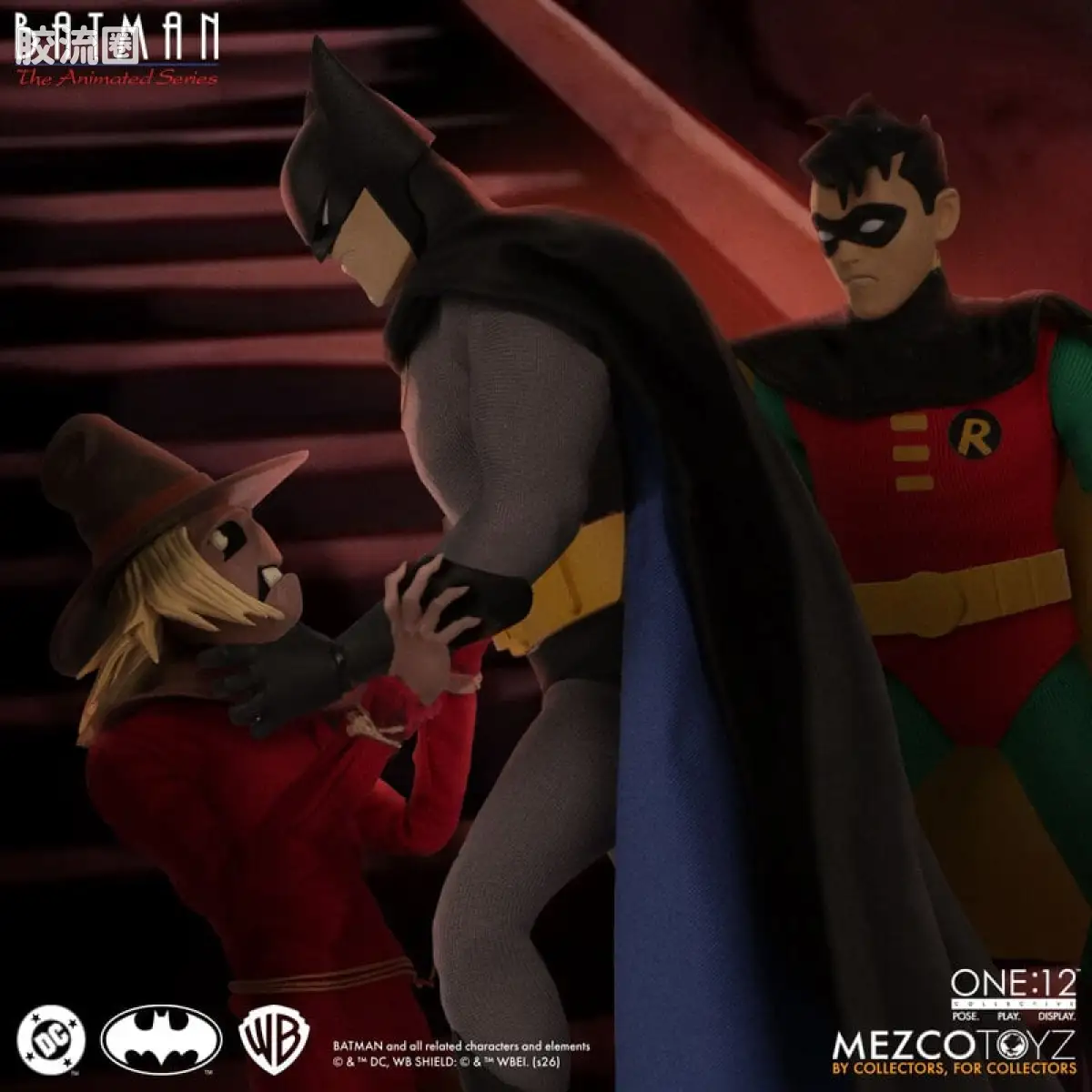 Mezco one-12系列 1/12 DC Comics集体系列 蝙蝠侠：动画系列 - 稻草人 - 图片