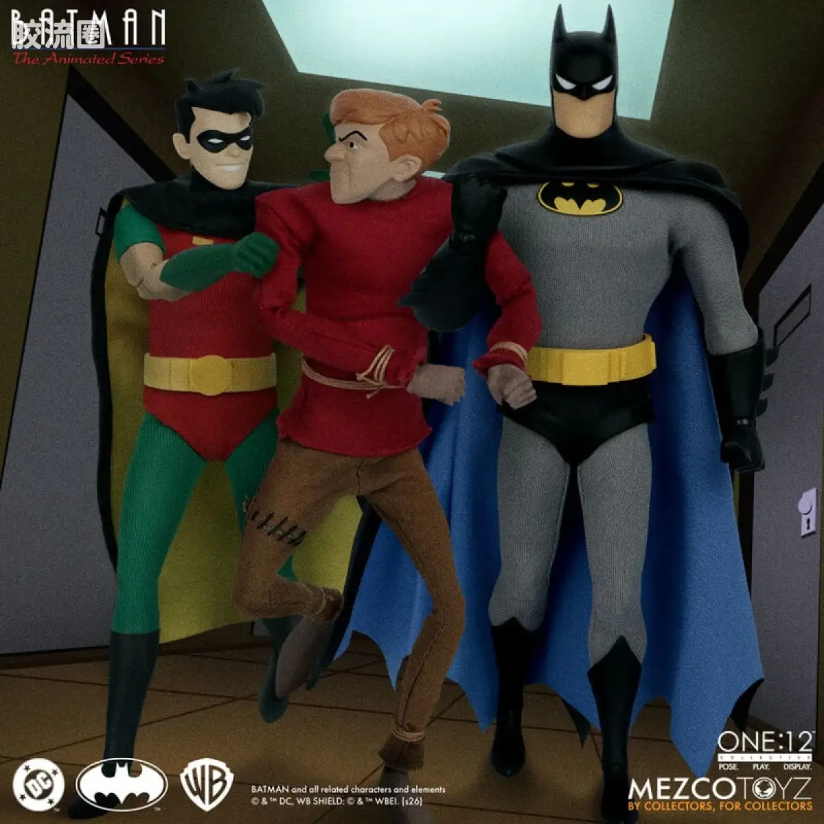 Mezco one-12系列 1/12 DC Comics集体系列 蝙蝠侠：动画系列 - 稻草人 - 图片