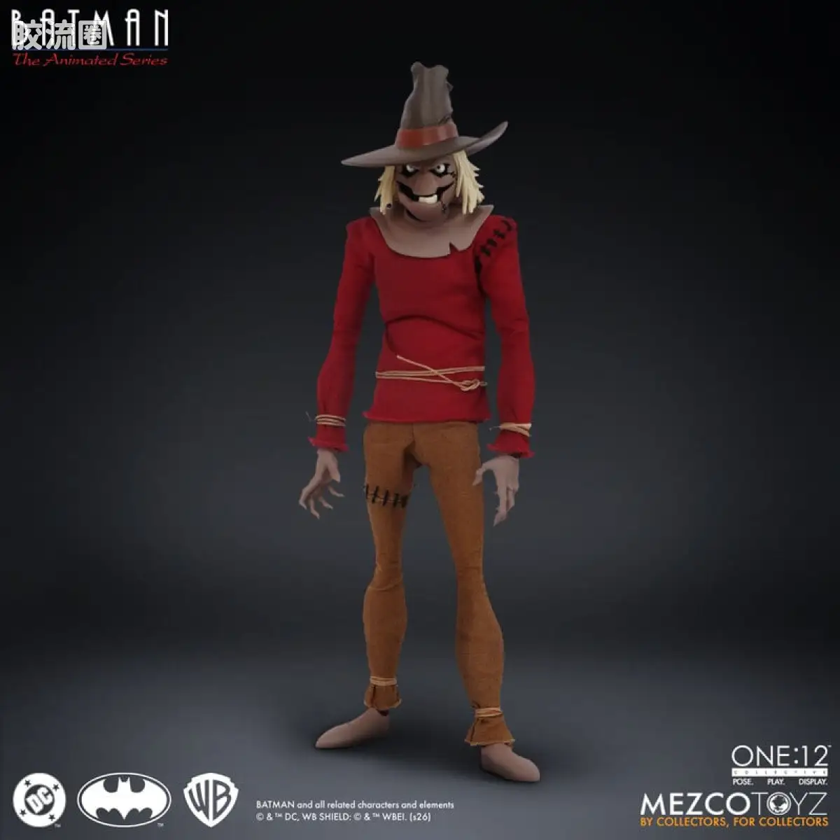 Mezco one-12系列 1/12 DC Comics集体系列 蝙蝠侠：动画系列 - 稻草人 - 图片