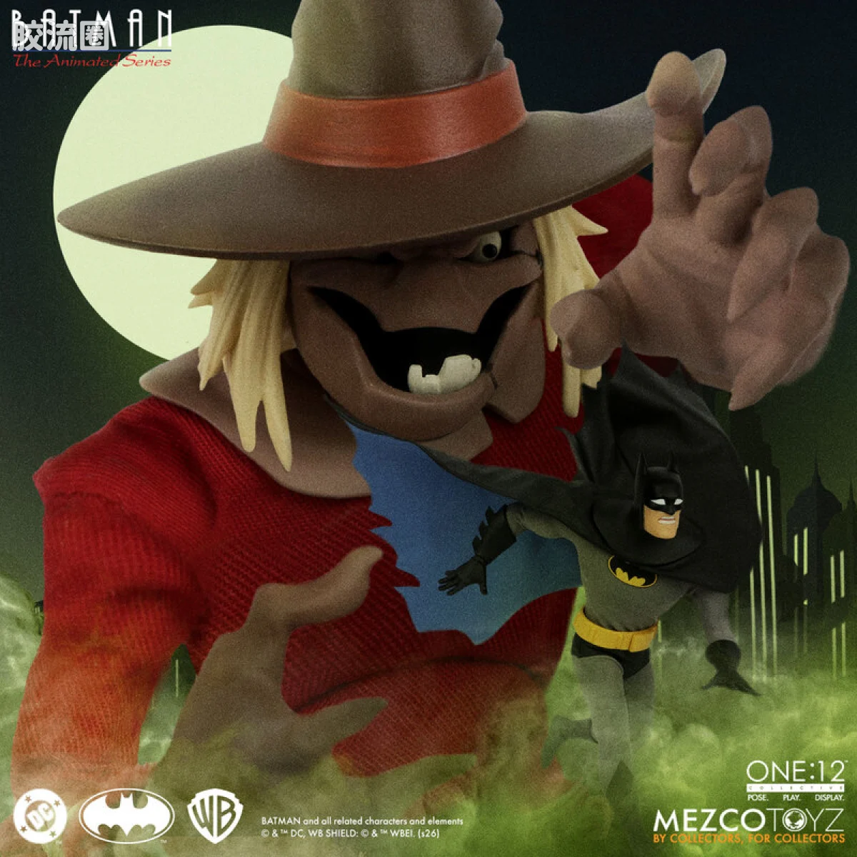 Mezco one-12系列 1/12 DC Comics集体系列 蝙蝠侠：动画系列 - 稻草人 - 图片