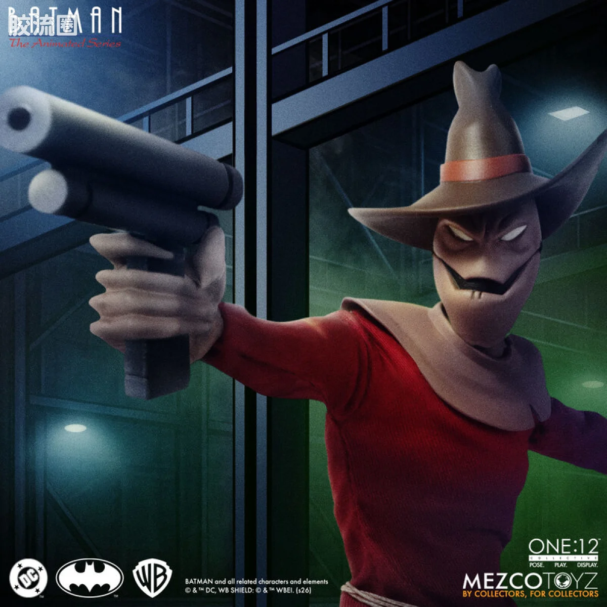 Mezco one-12系列 1/12 DC Comics集体系列 蝙蝠侠：动画系列 - 稻草人 - 图片