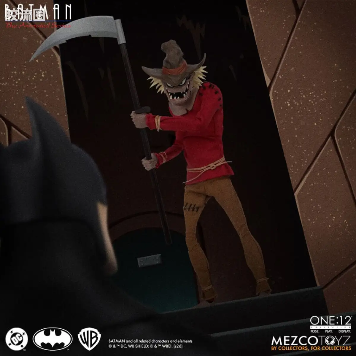 Mezco one-12系列 1/12 DC Comics集体系列 蝙蝠侠：动画系列 - 稻草人 - 图片