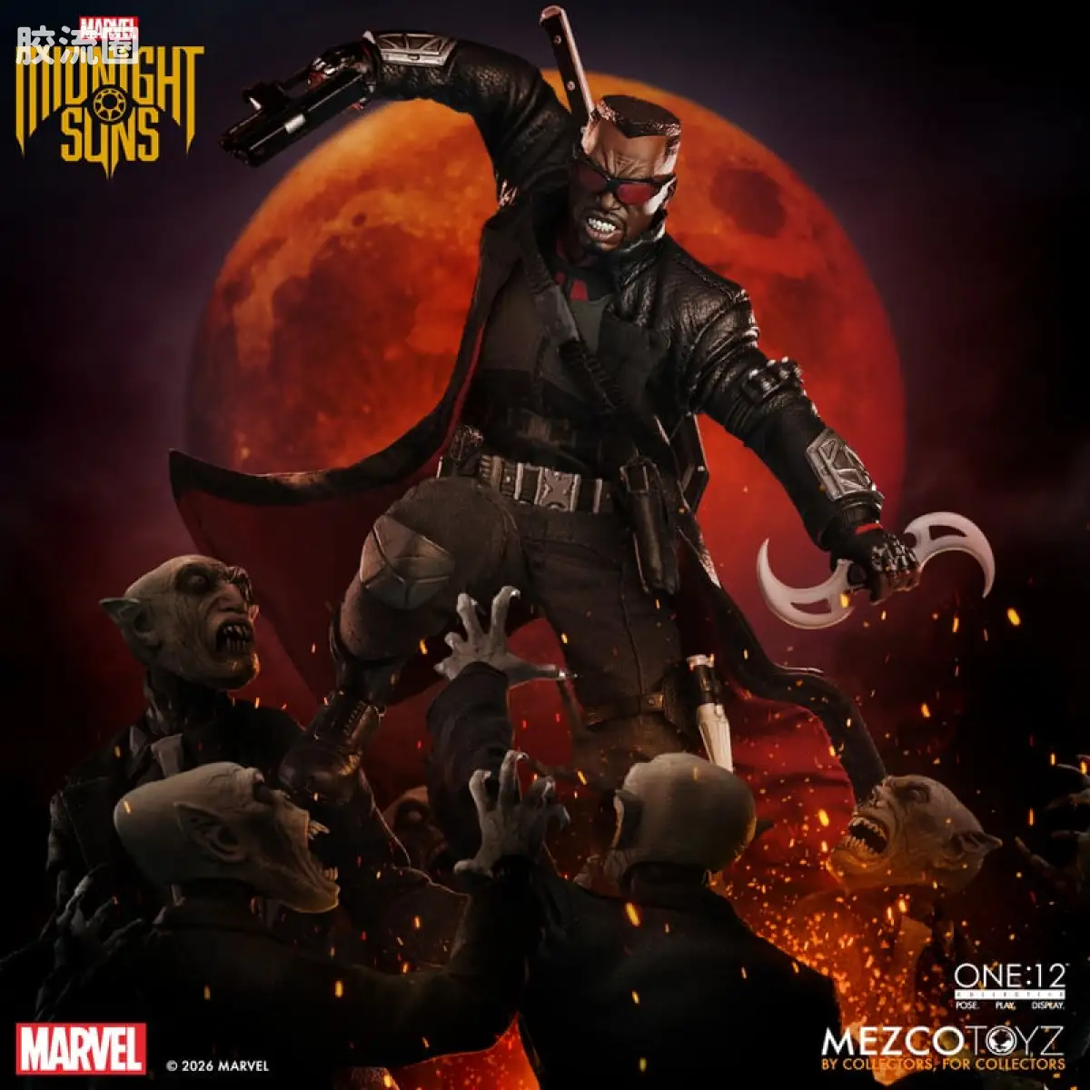 Mezco one-12系列 1/12 Marvel集体系列 刀锋战士 - 图片