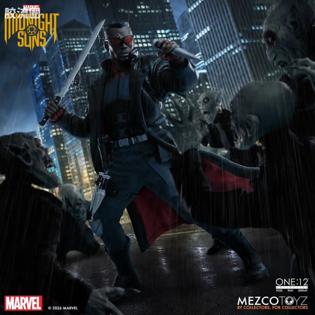 Mezco one-12系列 1/12 Marvel集体系列 刀锋战士 - 图片
