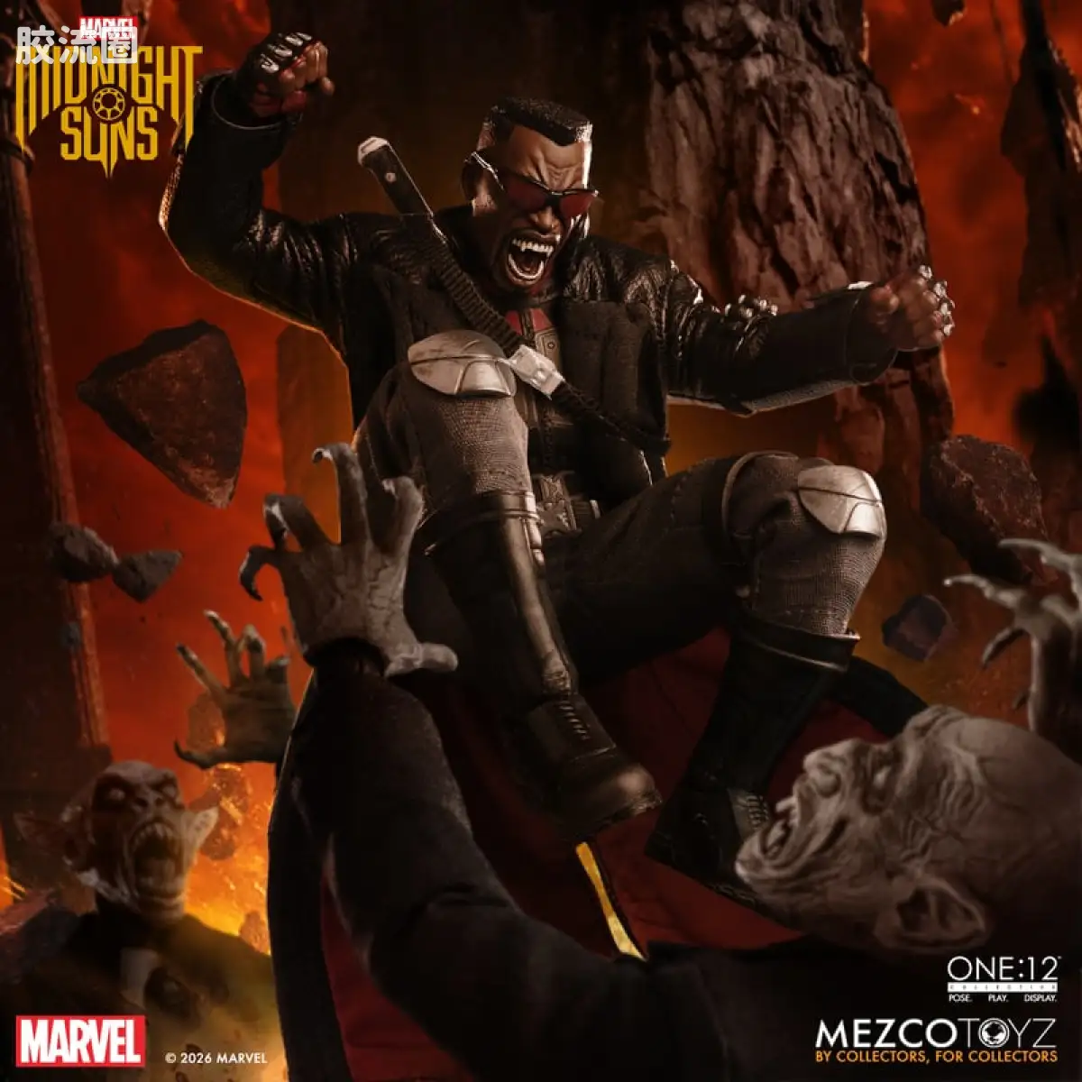 Mezco one-12系列 1/12 Marvel集体系列 刀锋战士 - 图片
