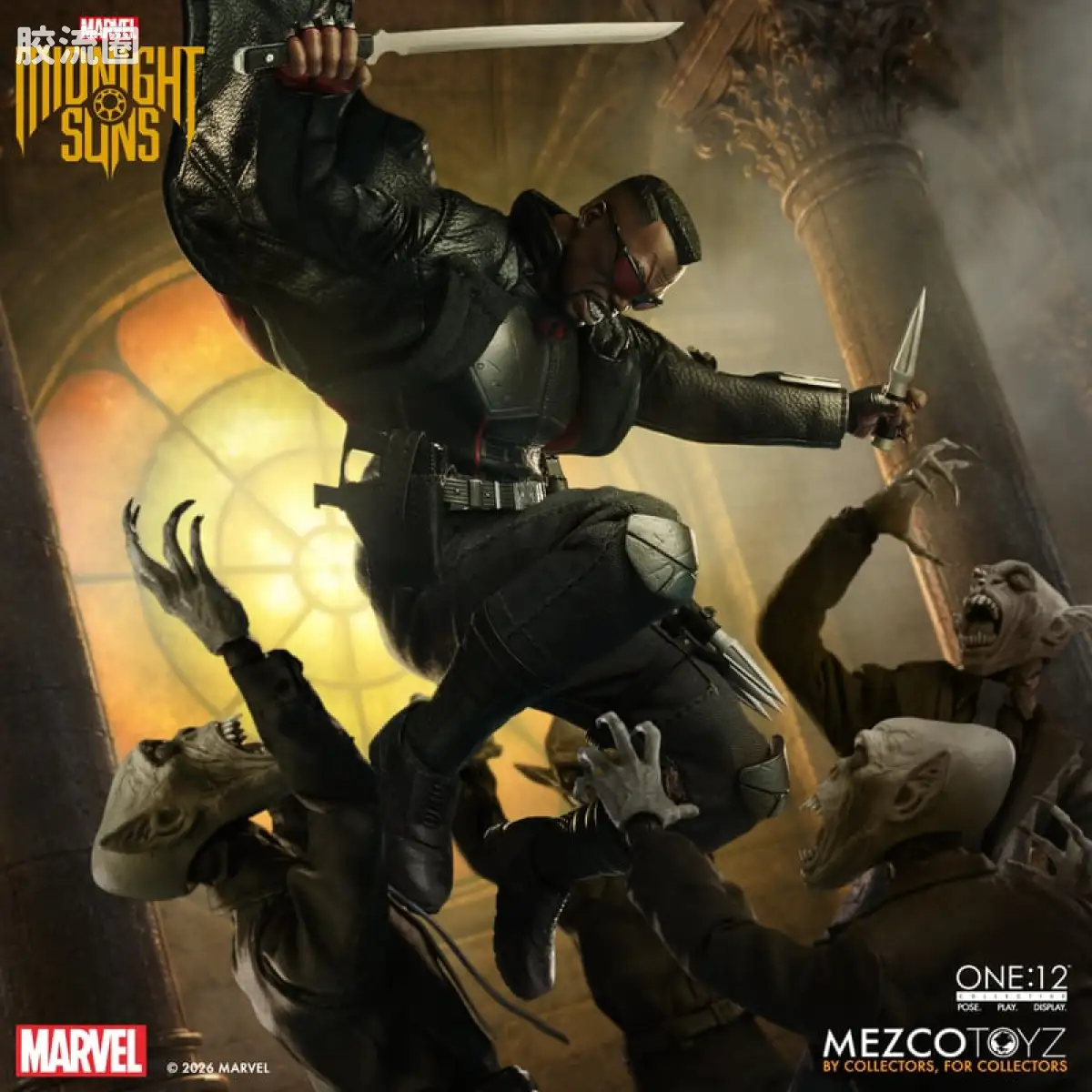 Mezco one-12系列 1/12 Marvel集体系列 刀锋战士 - 图片