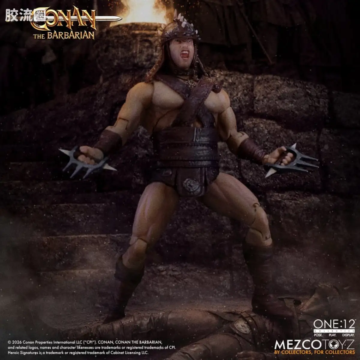 Mezco one-12系列 1/12集体系列 野蛮人柯南 (1982)：竞技场斗士版 - 图片