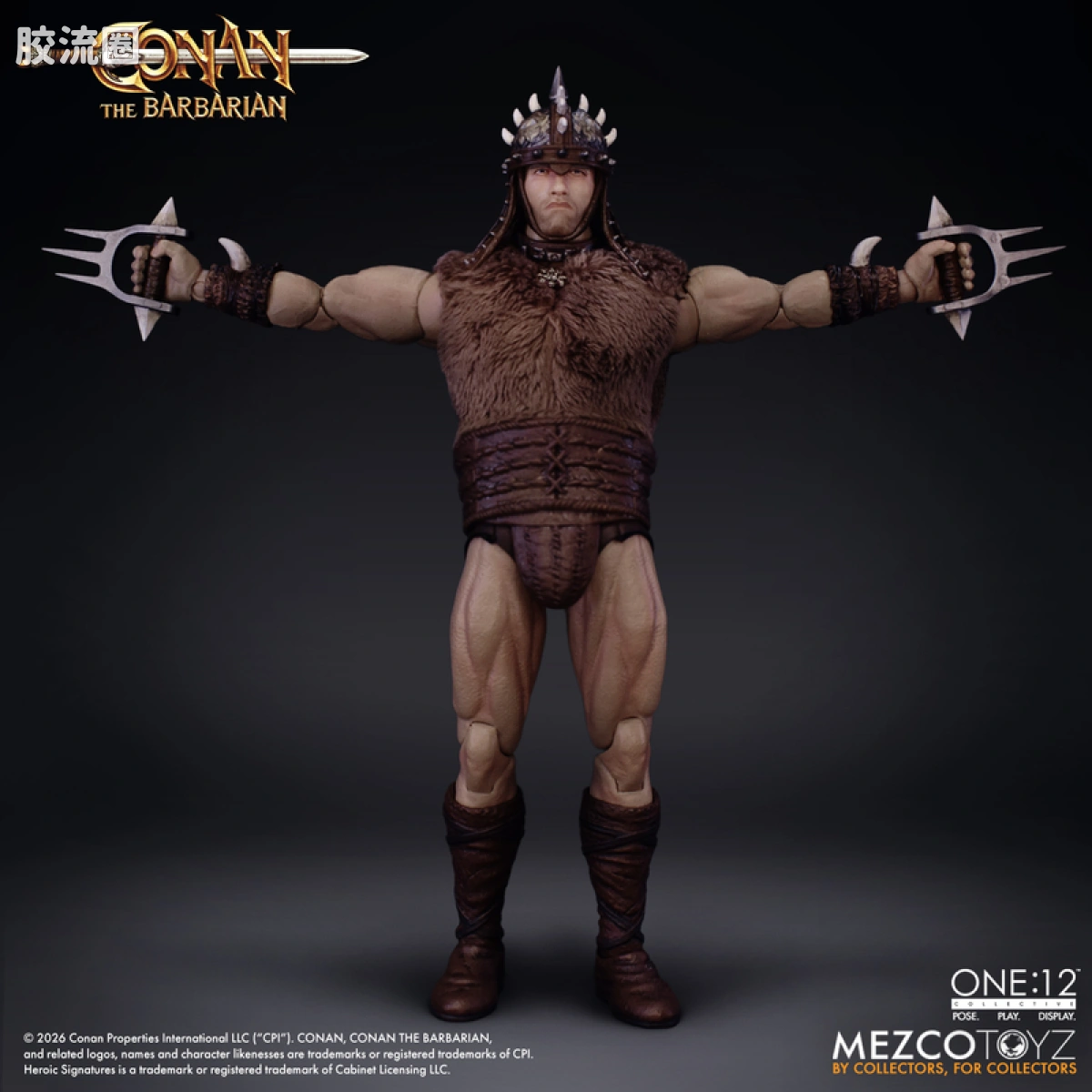 Mezco one-12系列 1/12集体系列 野蛮人柯南 (1982)：竞技场斗士版 - 图片