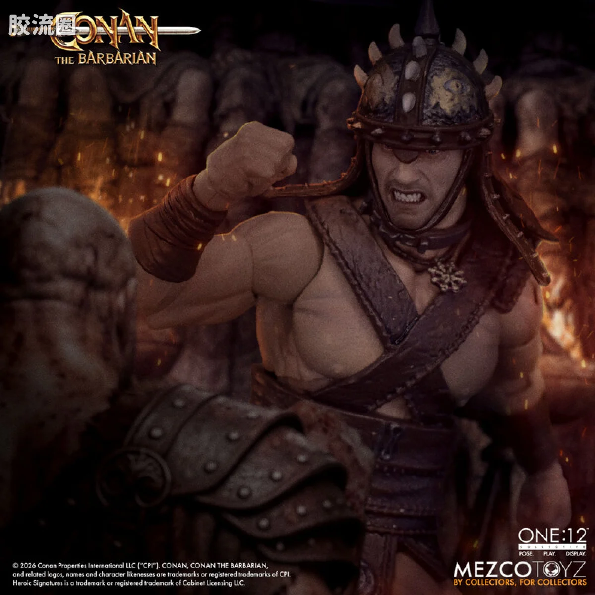 Mezco one-12系列 1/12集体系列 野蛮人柯南 (1982)：竞技场斗士版 - 图片