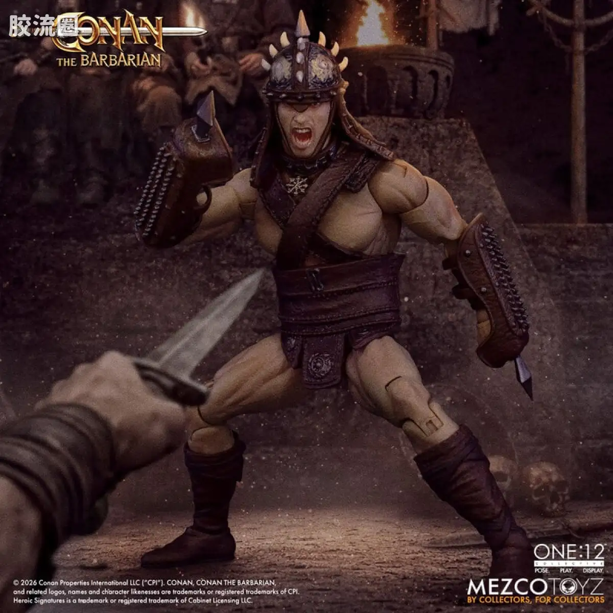 Mezco one-12系列 1/12集体系列 野蛮人柯南 (1982)：竞技场斗士版 - 图片