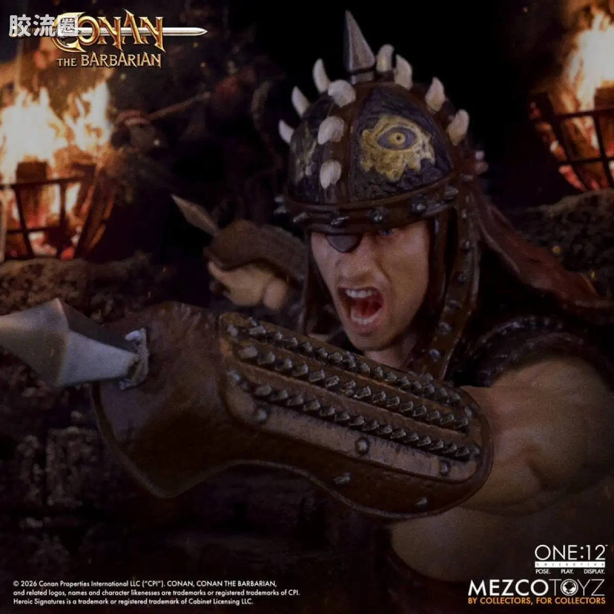 Mezco one-12系列 1/12集体系列 野蛮人柯南 (1982)：竞技场斗士版 - 图片