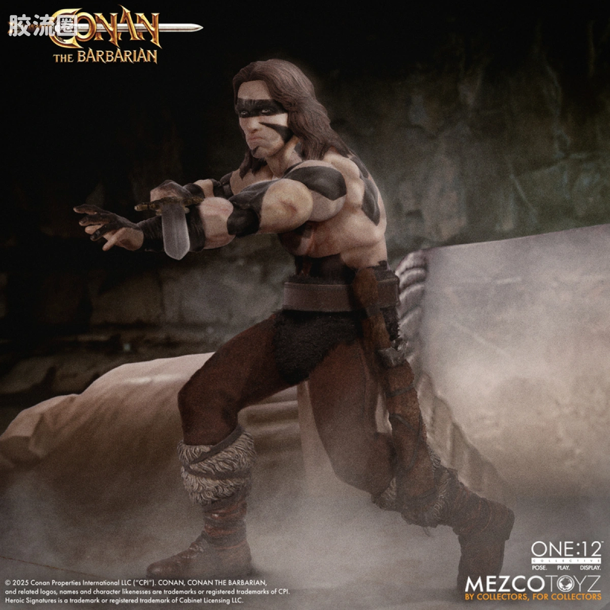 Mezco one-12系列 1/12集体系列 野蛮人柯南—施瓦辛格版（隐匿妆） - 图片