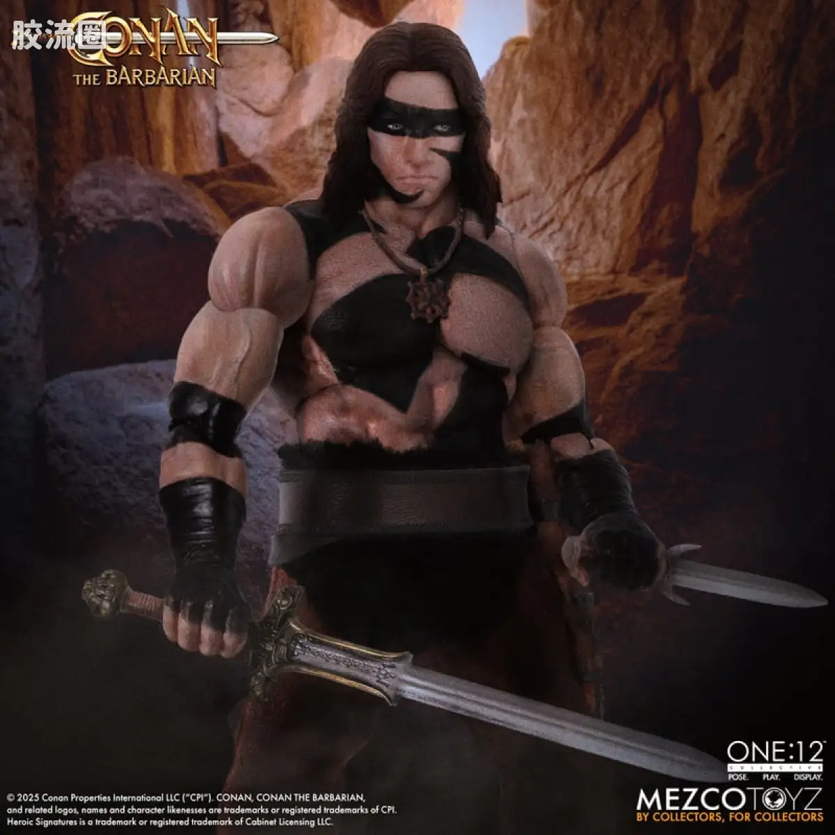Mezco one-12系列 1/12集体系列 野蛮人柯南—施瓦辛格版（隐匿妆） - 图片