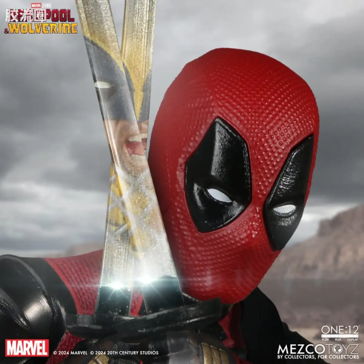Mezco one-12系列 1/12 Marvel集体系列 死侍—死侍与金刚狼 - 图片