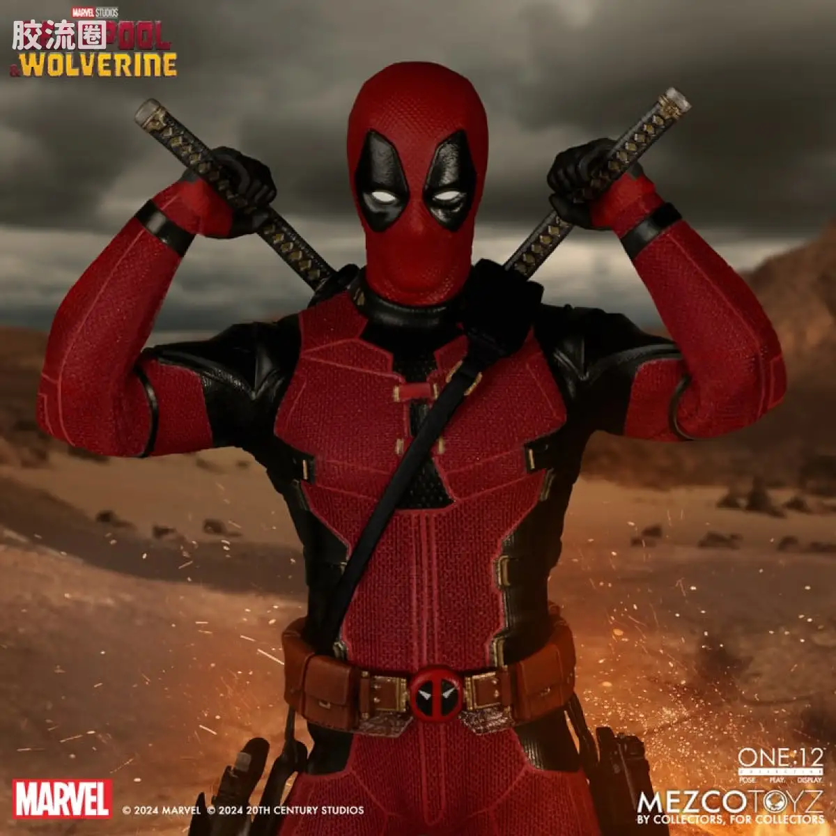 Mezco one-12系列 1/12 Marvel集体系列 死侍—死侍与金刚狼 - 图片