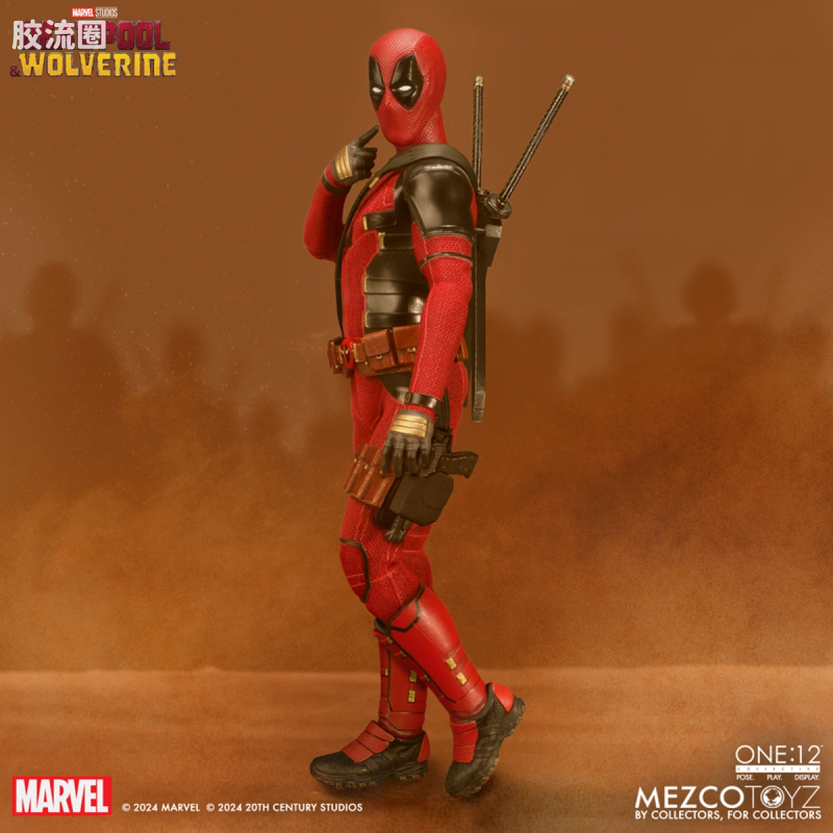 Mezco one-12系列 1/12 Marvel集体系列 死侍—死侍与金刚狼 - 图片