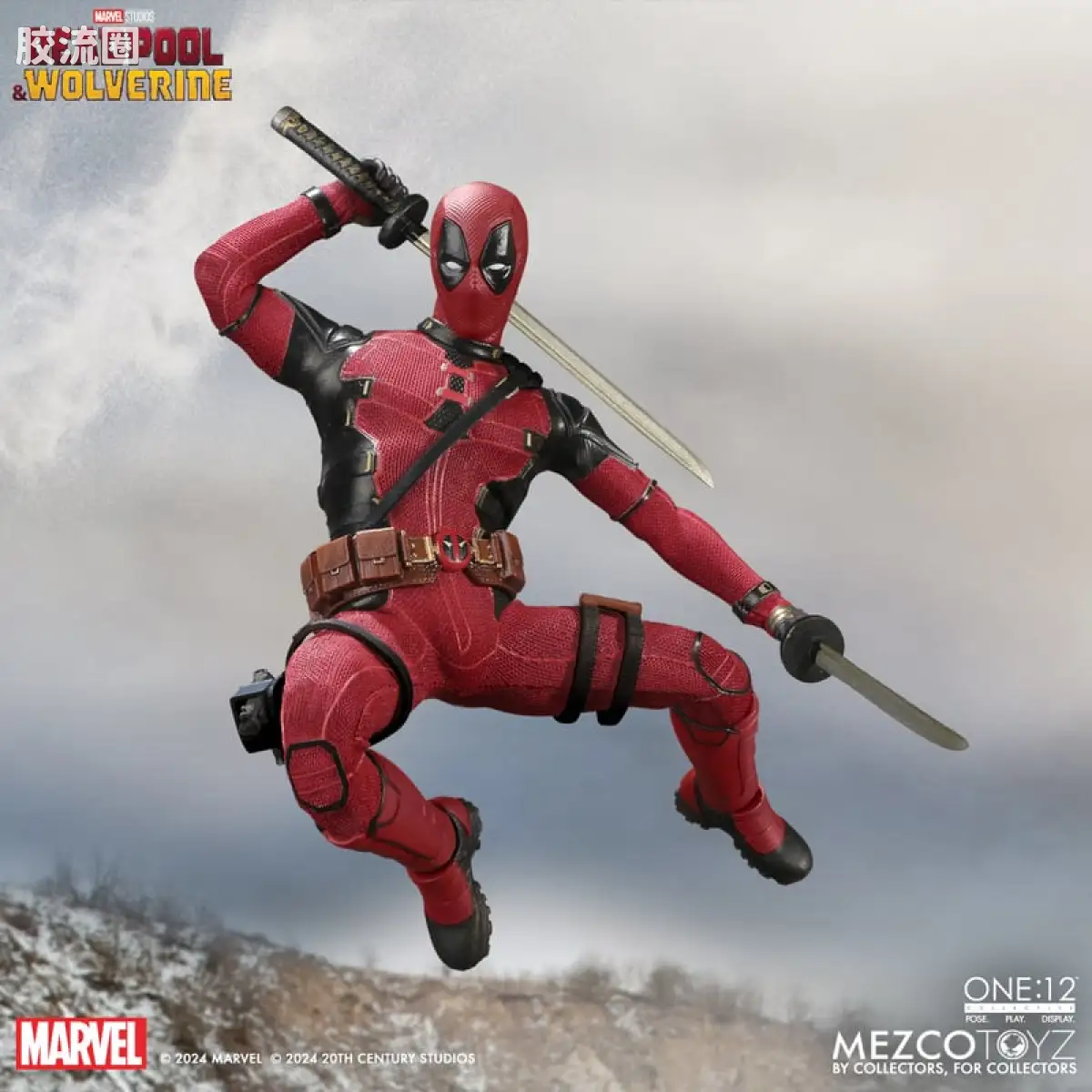 Mezco one-12系列 1/12 Marvel集体系列 死侍—死侍与金刚狼 - 图片