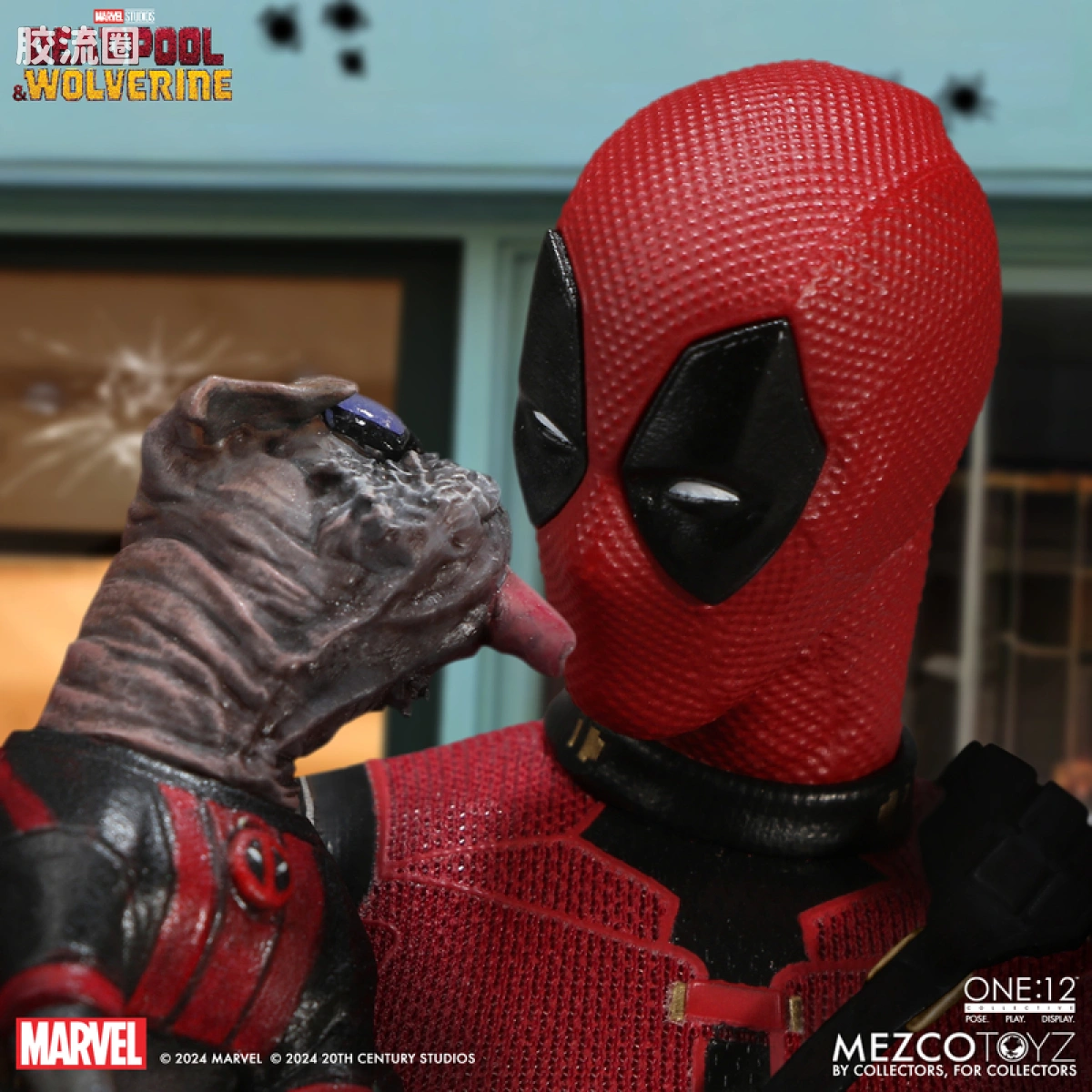 Mezco one-12系列 1/12 Marvel集体系列 死侍—死侍与金刚狼 - 图片
