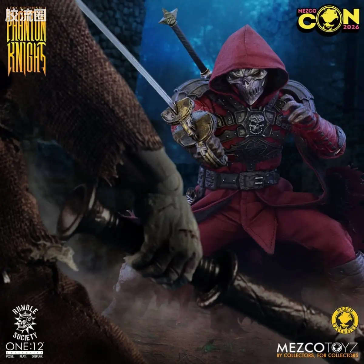 Mezco one-12系列 1/12 Rumble Society集体系列  夜行博士：幻影骑士版 - 图片