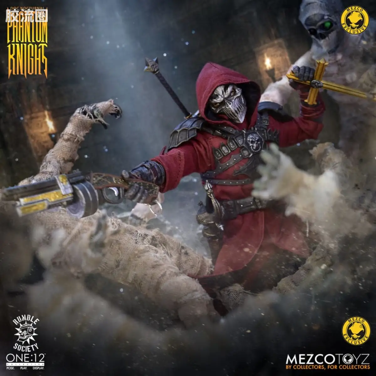 Mezco one-12系列 1/12 Rumble Society集体系列  夜行博士：幻影骑士版 - 图片