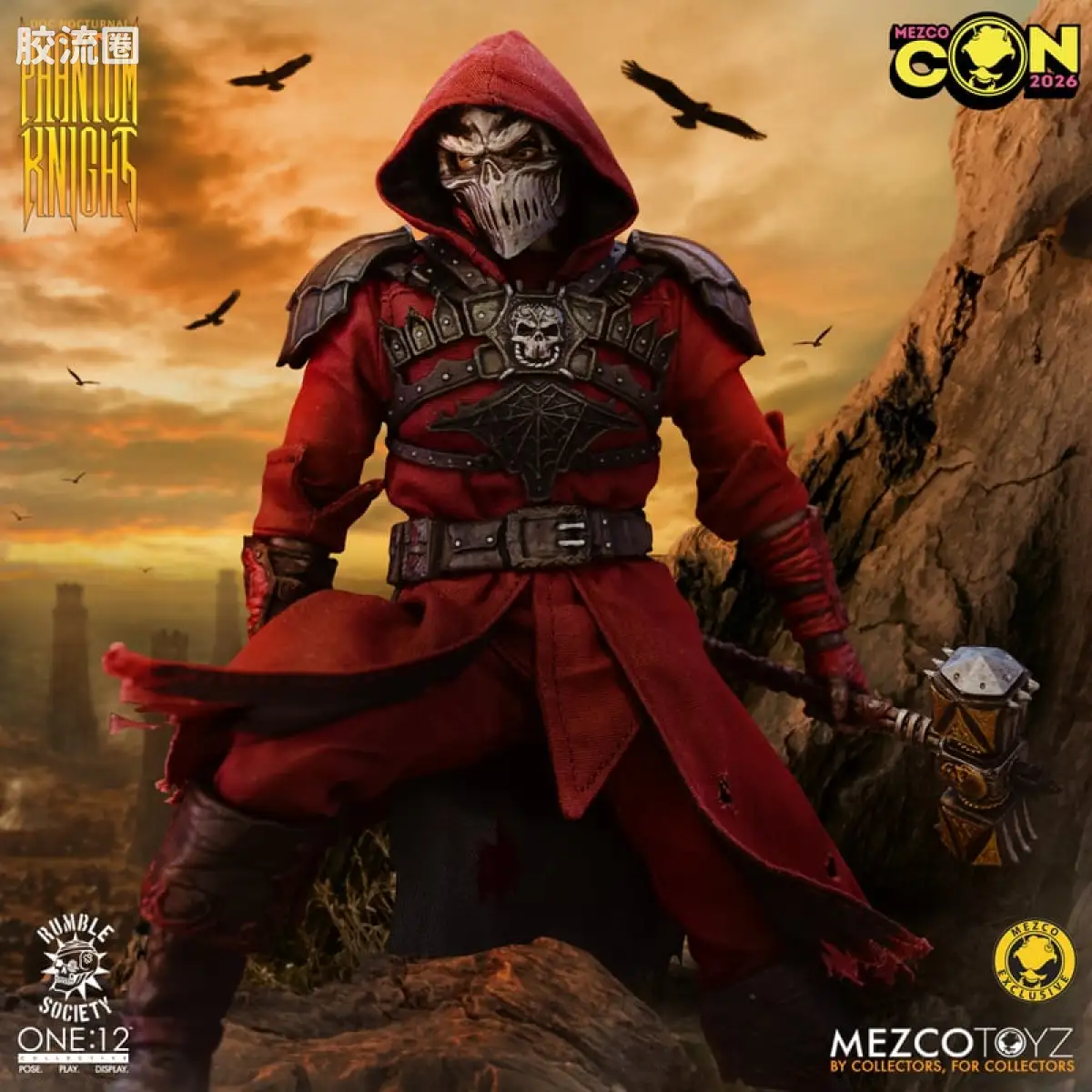 Mezco one-12系列 1/12 Rumble Society集体系列  夜行博士：幻影骑士版 - 图片
