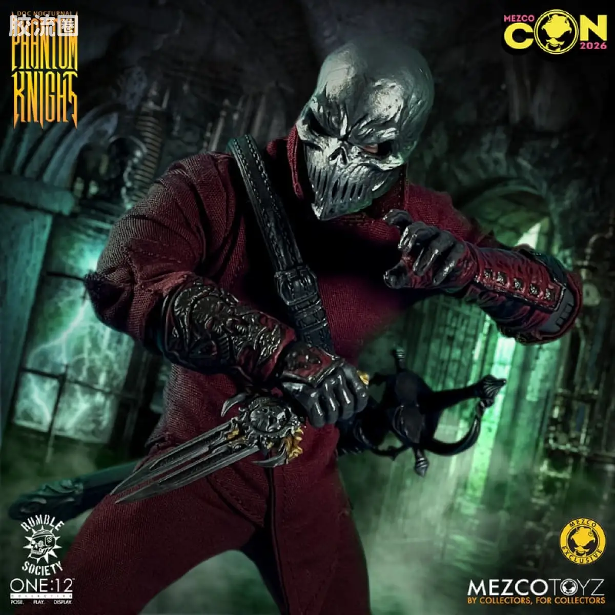 Mezco one-12系列 1/12 Rumble Society集体系列  夜行博士：幻影骑士版 - 图片