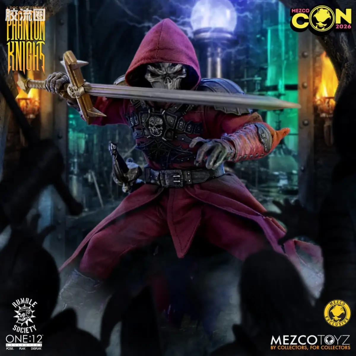Mezco one-12系列 1/12 Rumble Society集体系列  夜行博士：幻影骑士版 - 图片