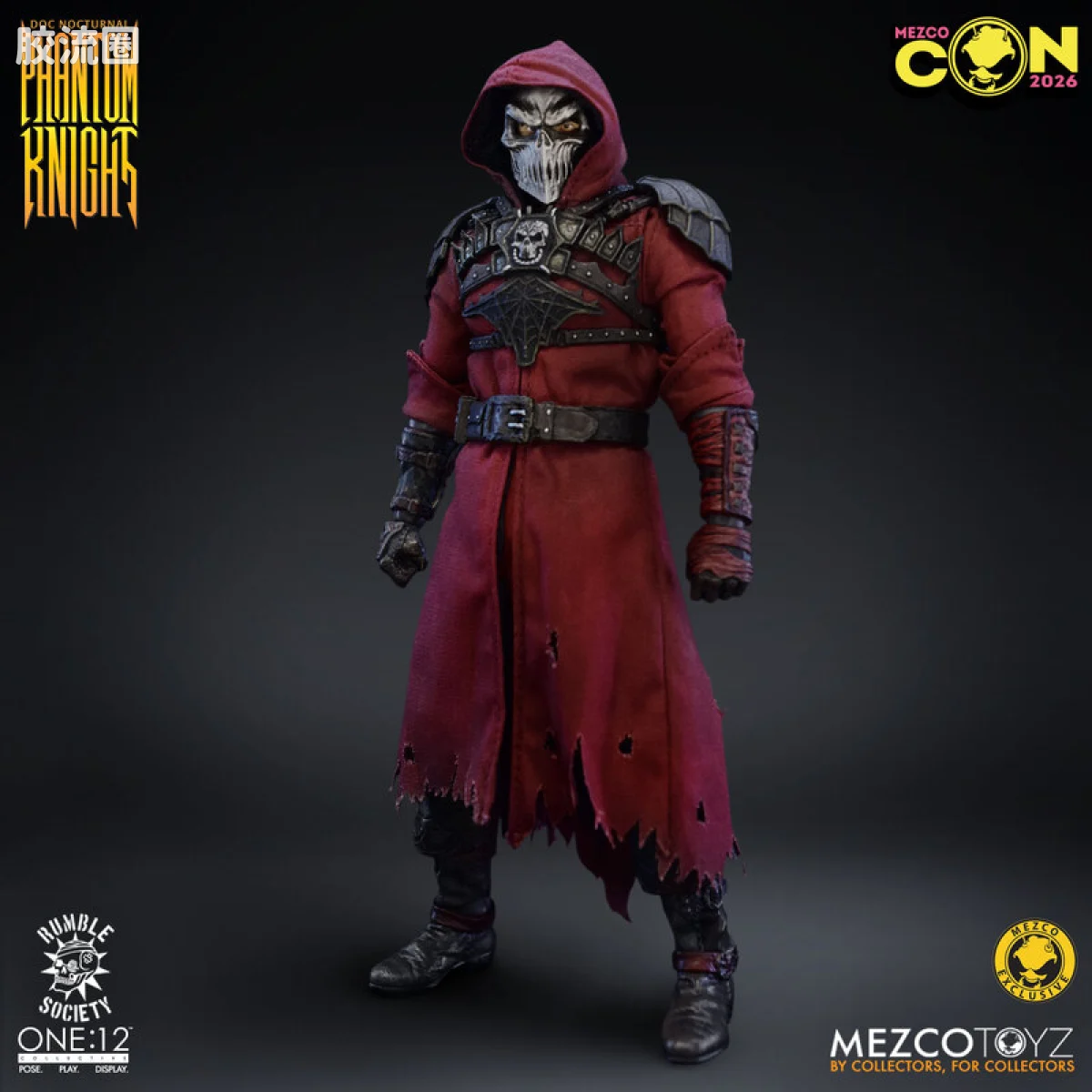Mezco one-12系列 1/12 Rumble Society集体系列  夜行博士：幻影骑士版 - 图片