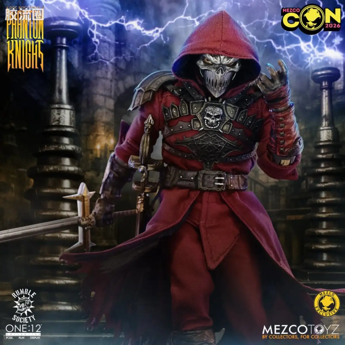 Mezco one-12系列 1/12 Rumble Society集体系列  夜行博士：幻影骑士版 - 图片