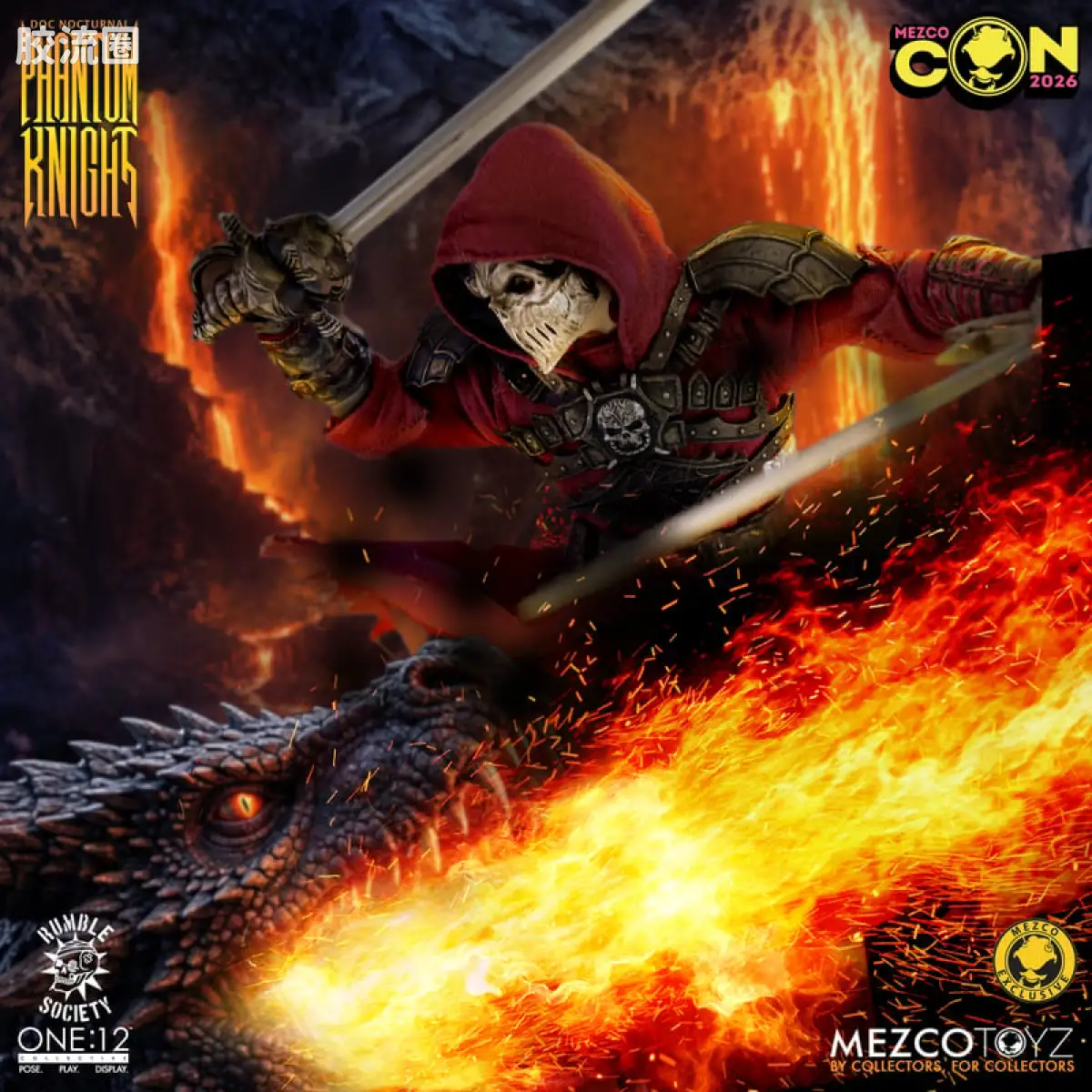 Mezco one-12系列 1/12 Rumble Society集体系列  夜行博士：幻影骑士版 - 图片
