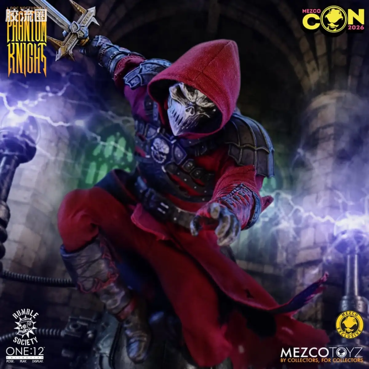 Mezco one-12系列 1/12 Rumble Society集体系列  夜行博士：幻影骑士版 - 图片