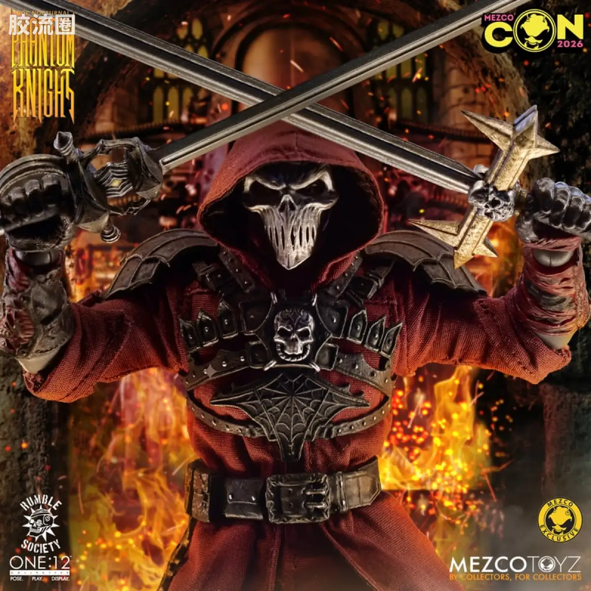 Mezco one-12系列 1/12 Rumble Society集体系列  夜行博士：幻影骑士版 - 图片