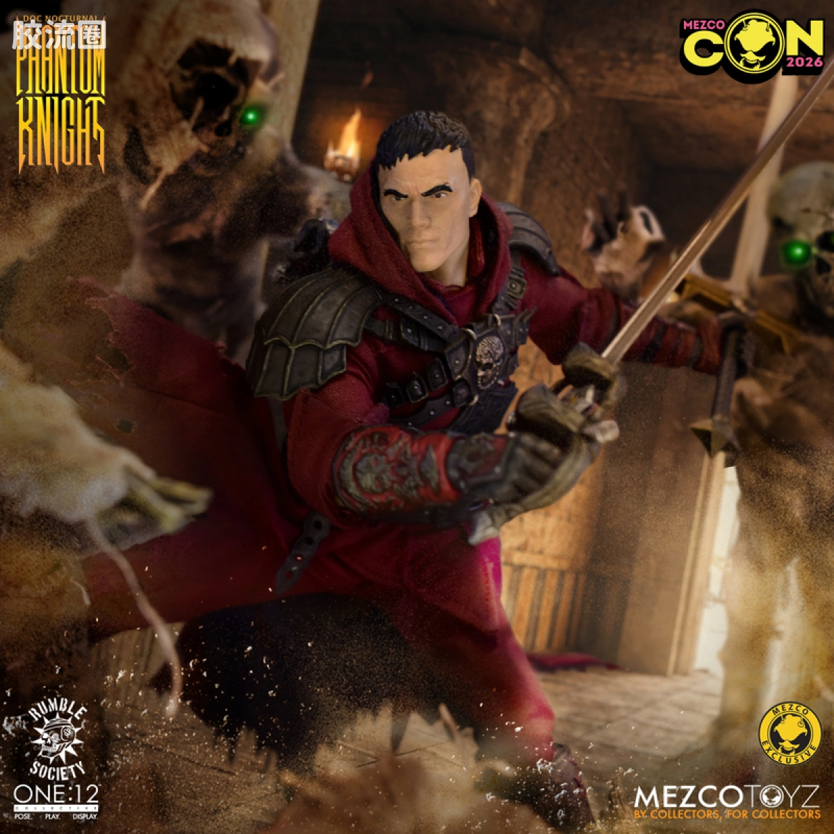 Mezco one-12系列 1/12 Rumble Society集体系列  夜行博士：幻影骑士版 - 图片