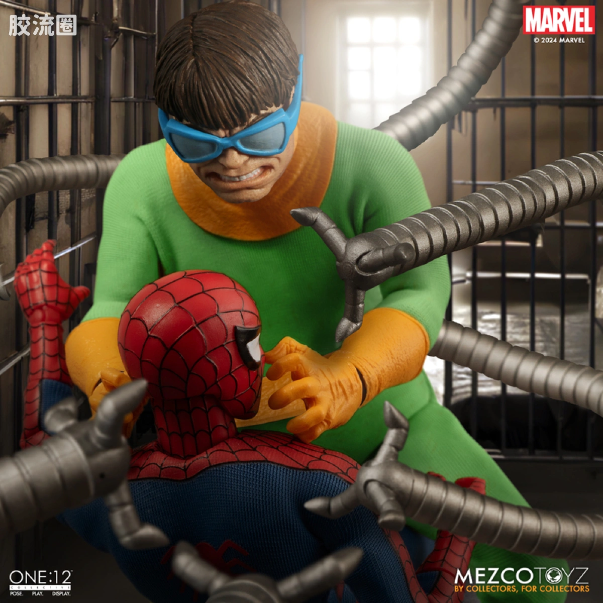 Mezco one-12系列 1/12 Marvel集体系列 章鱼博士—经典造型 - 图片