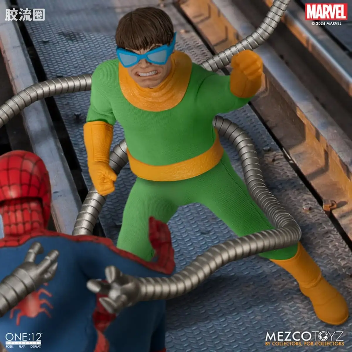 Mezco one-12系列 1/12 Marvel集体系列 章鱼博士—经典造型 - 图片