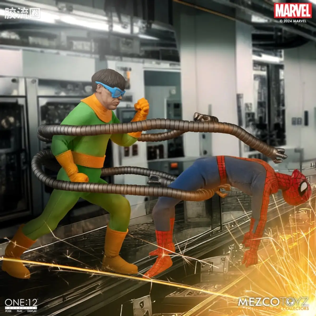 Mezco one-12系列 1/12 Marvel集体系列 章鱼博士—经典造型 - 图片