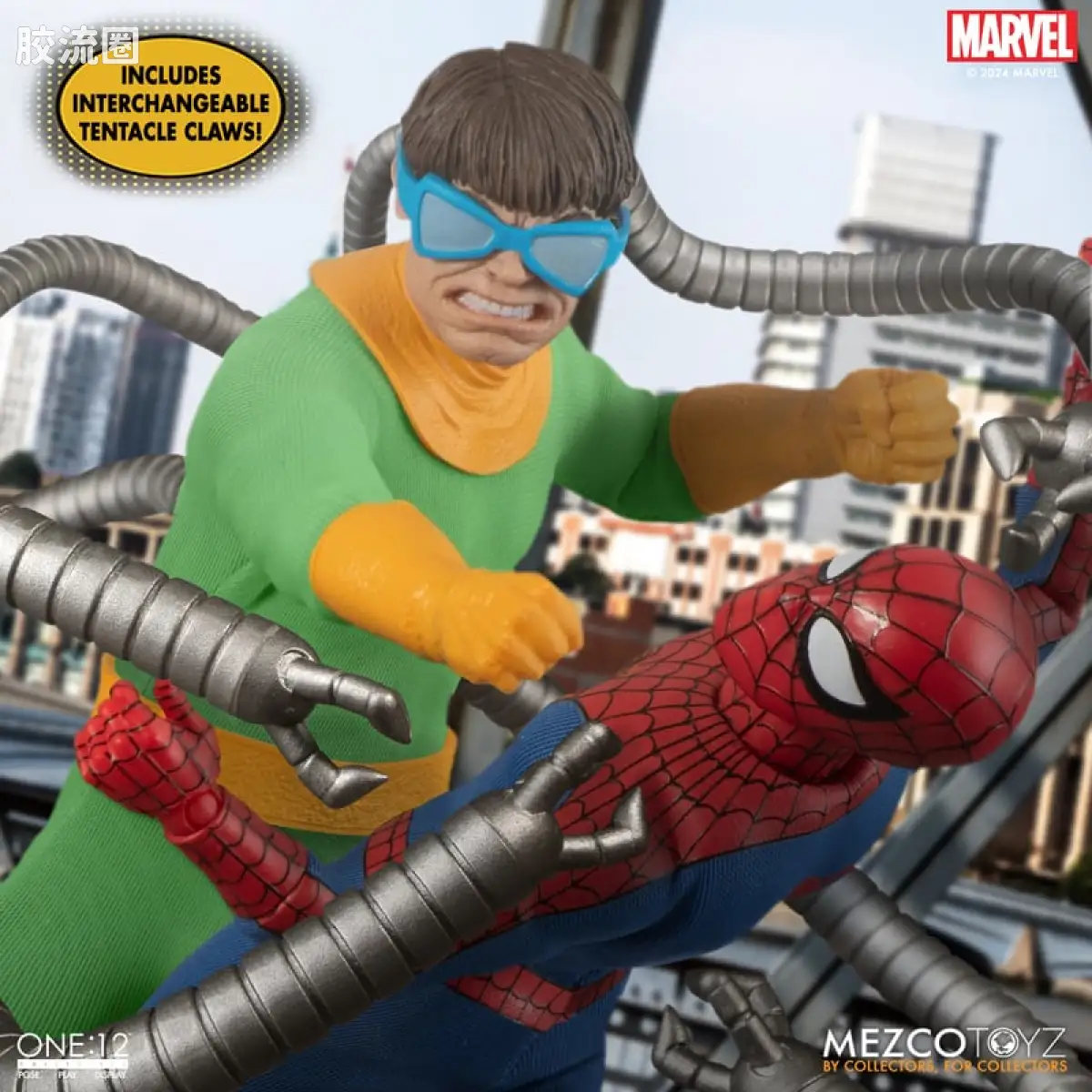 Mezco one-12系列 1/12 Marvel集体系列 章鱼博士—经典造型 - 图片