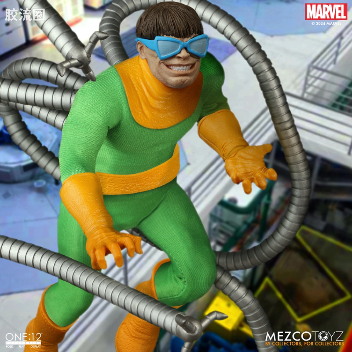 Mezco one-12系列 1/12 Marvel集体系列 章鱼博士—经典造型 - 图片