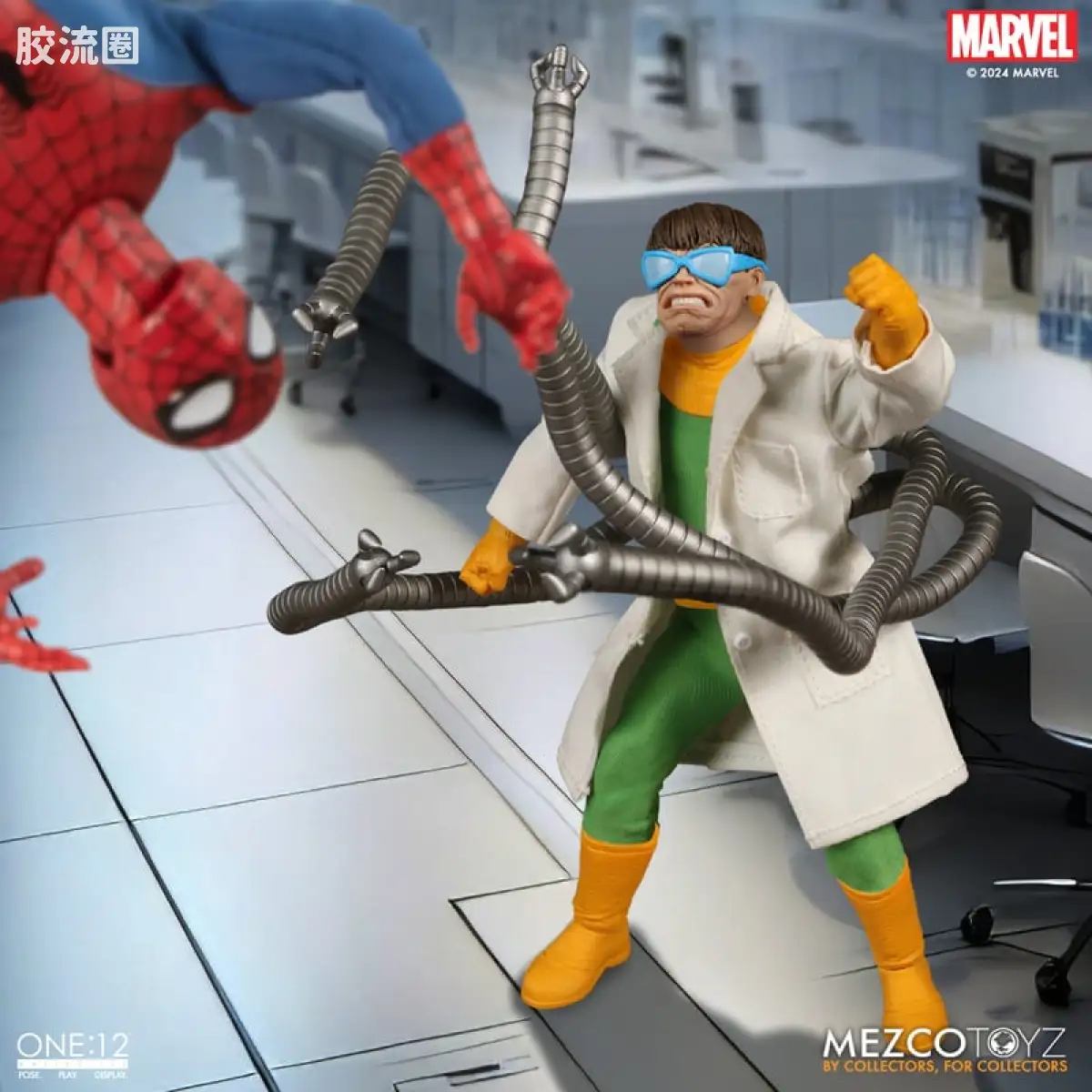 Mezco one-12系列 1/12 Marvel集体系列 章鱼博士—经典造型 - 图片