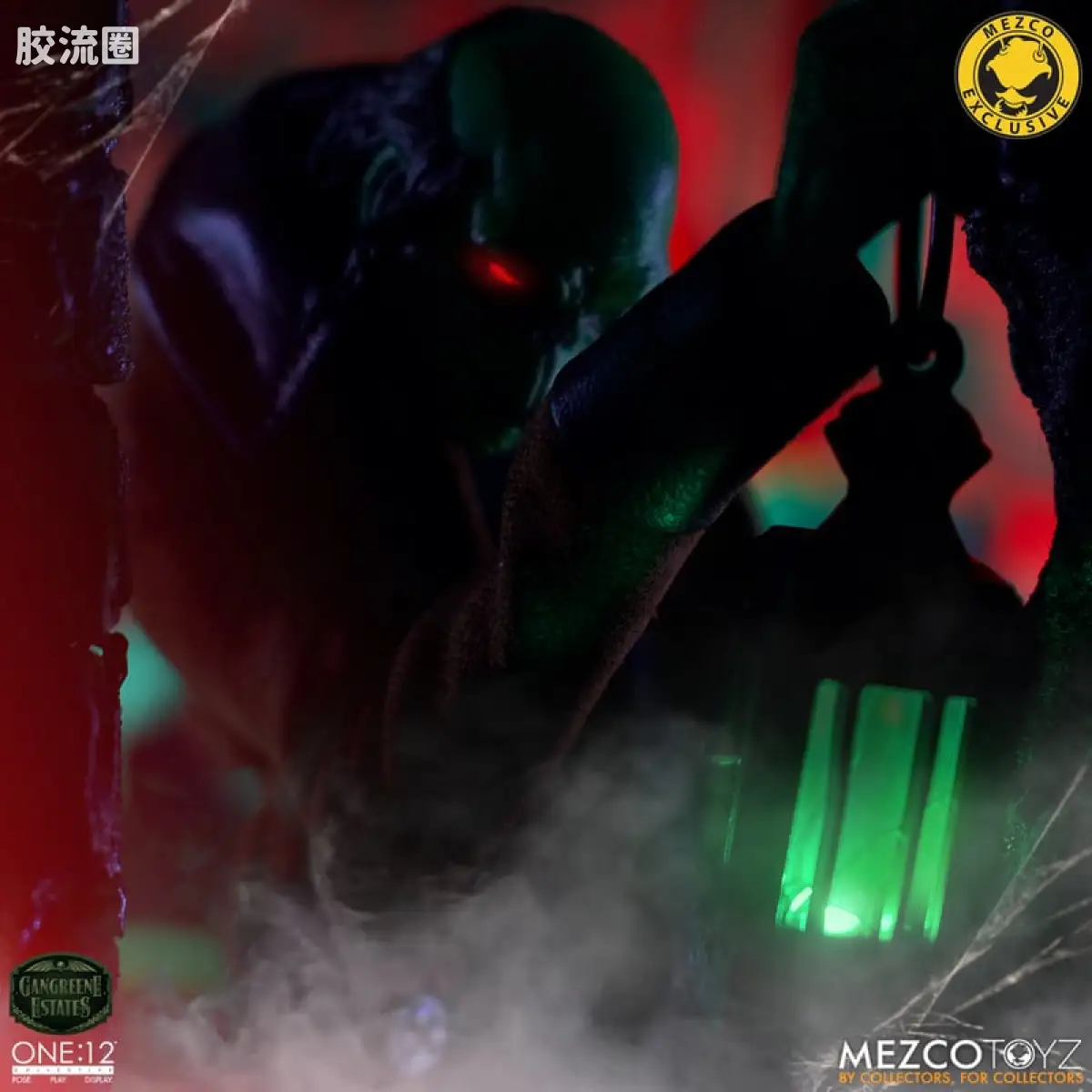Mezco one-12系列 1/12 Rumble Society集体系列  坏蛆庄园 绿掘墓人 袋头屠夫 - 图片