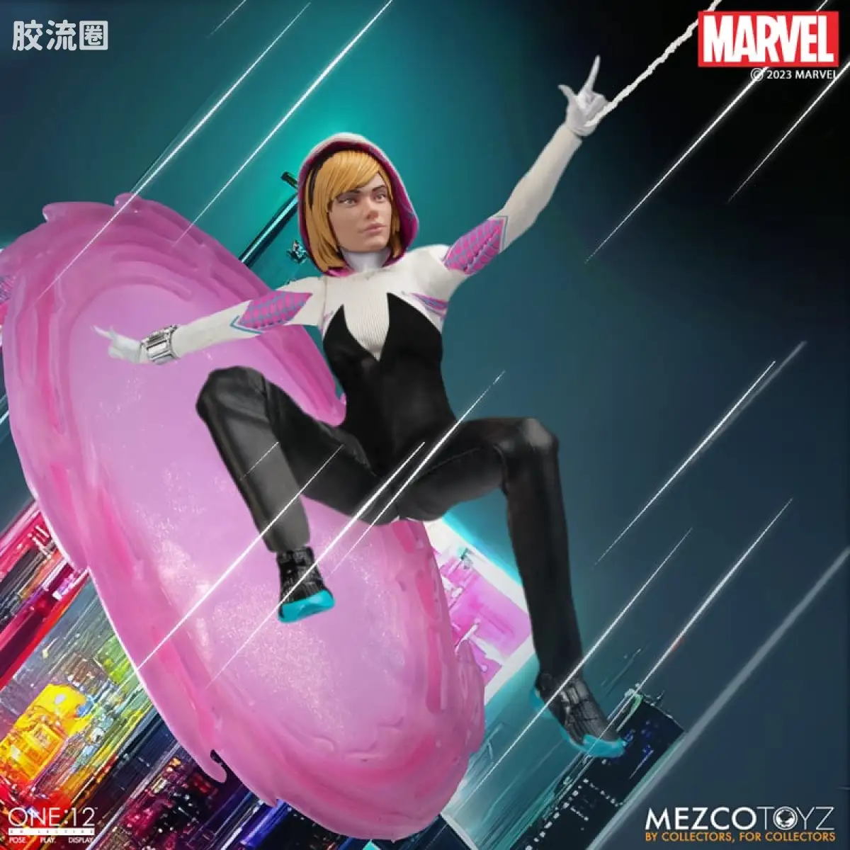 Mezco one-12系列 1/12 Marvel集体系列 格温—漫画版 - 图片