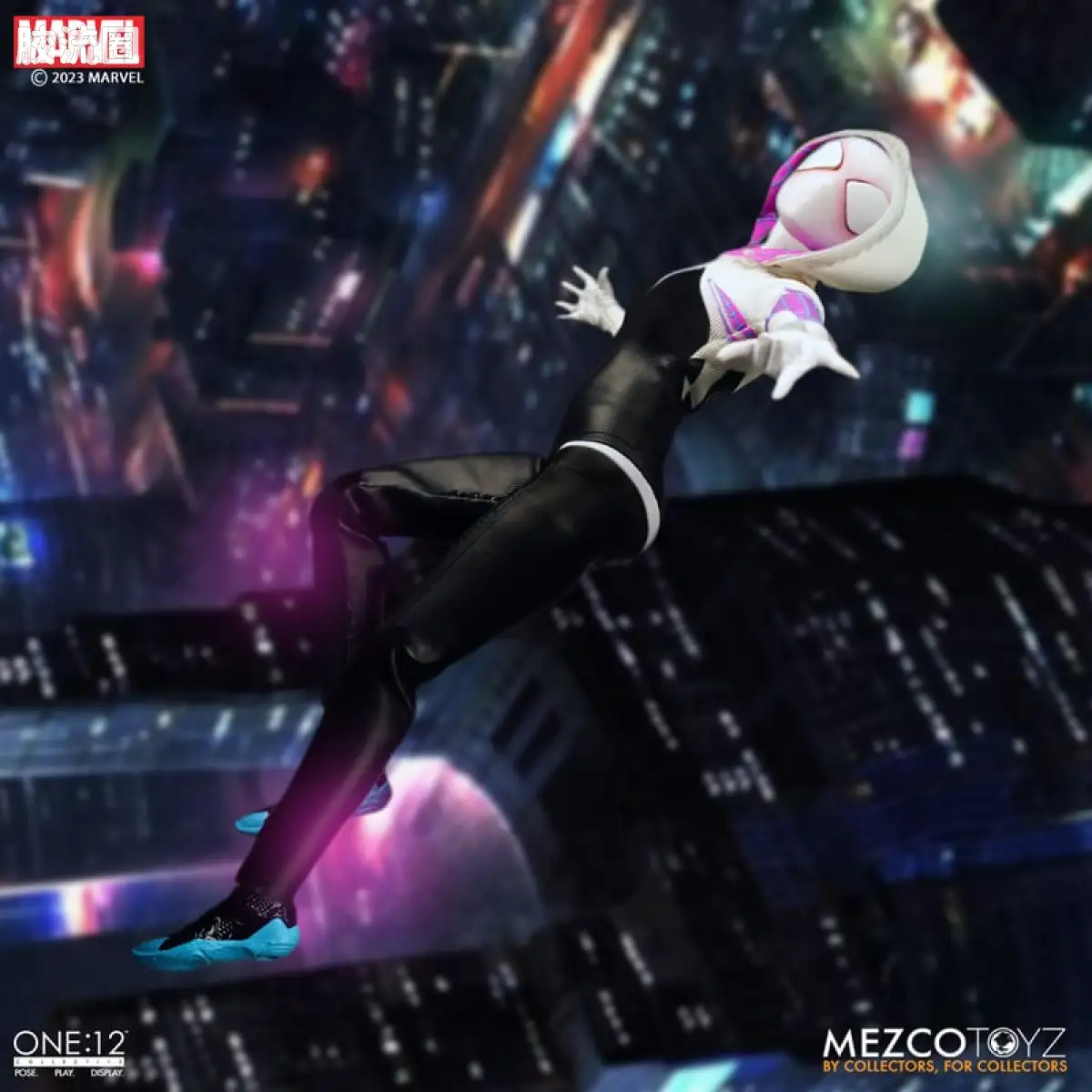 Mezco one-12系列 1/12 Marvel集体系列 格温—漫画版 - 图片