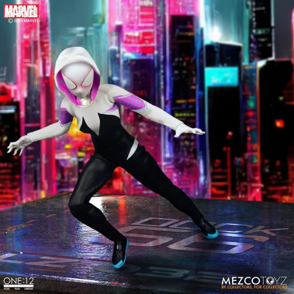 Mezco one-12系列 1/12 Marvel集体系列 格温—漫画版 - 图片