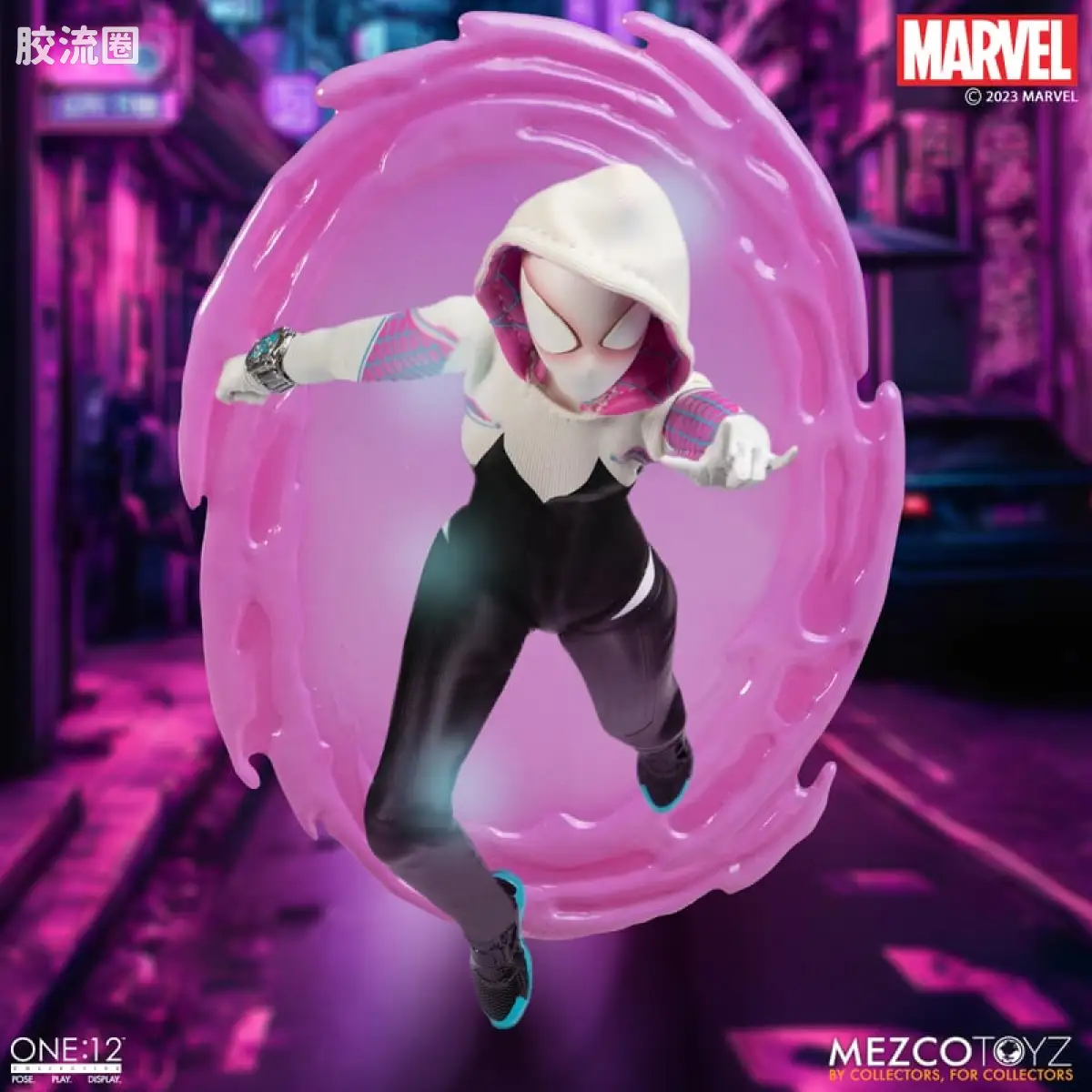 Mezco one-12系列 1/12 Marvel集体系列 格温—漫画版 - 图片